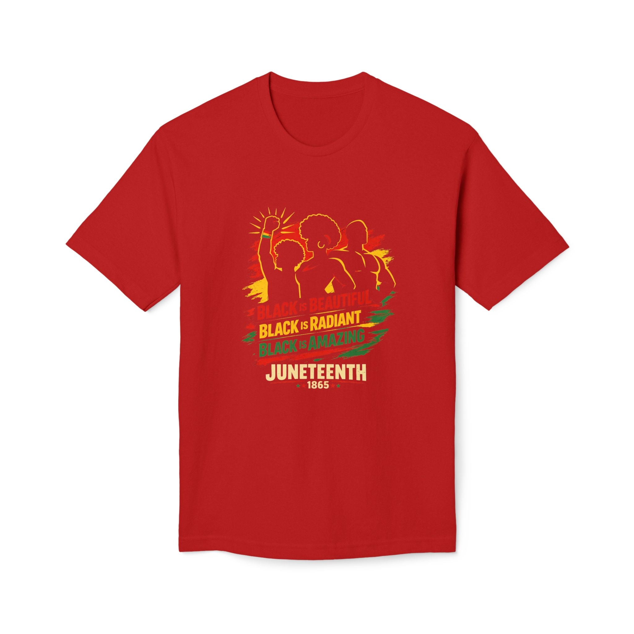 Juneteenth 1865 | Black is Beautiful, Radiant & Amazing Graphic Tee