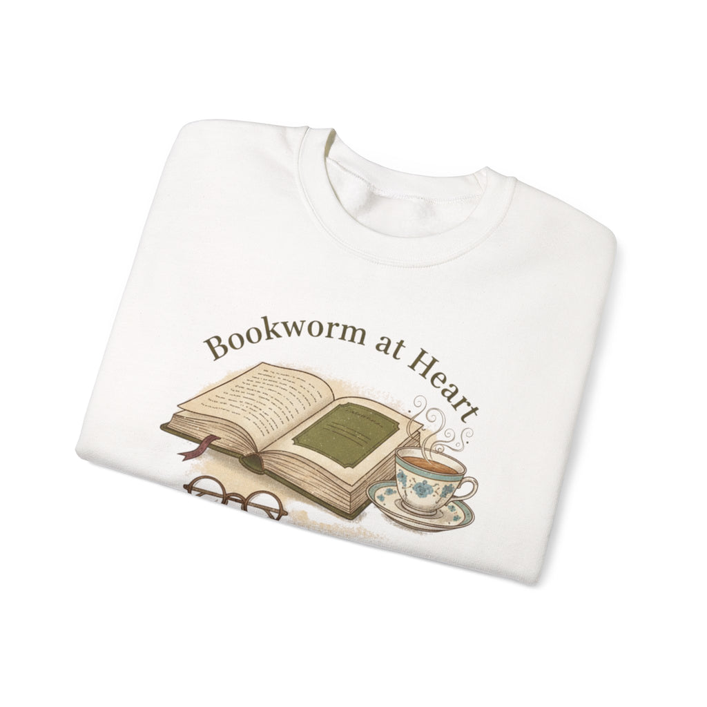 Bookish Badge Crewneck Sweatshirt | Reader & Book Lover Apparel