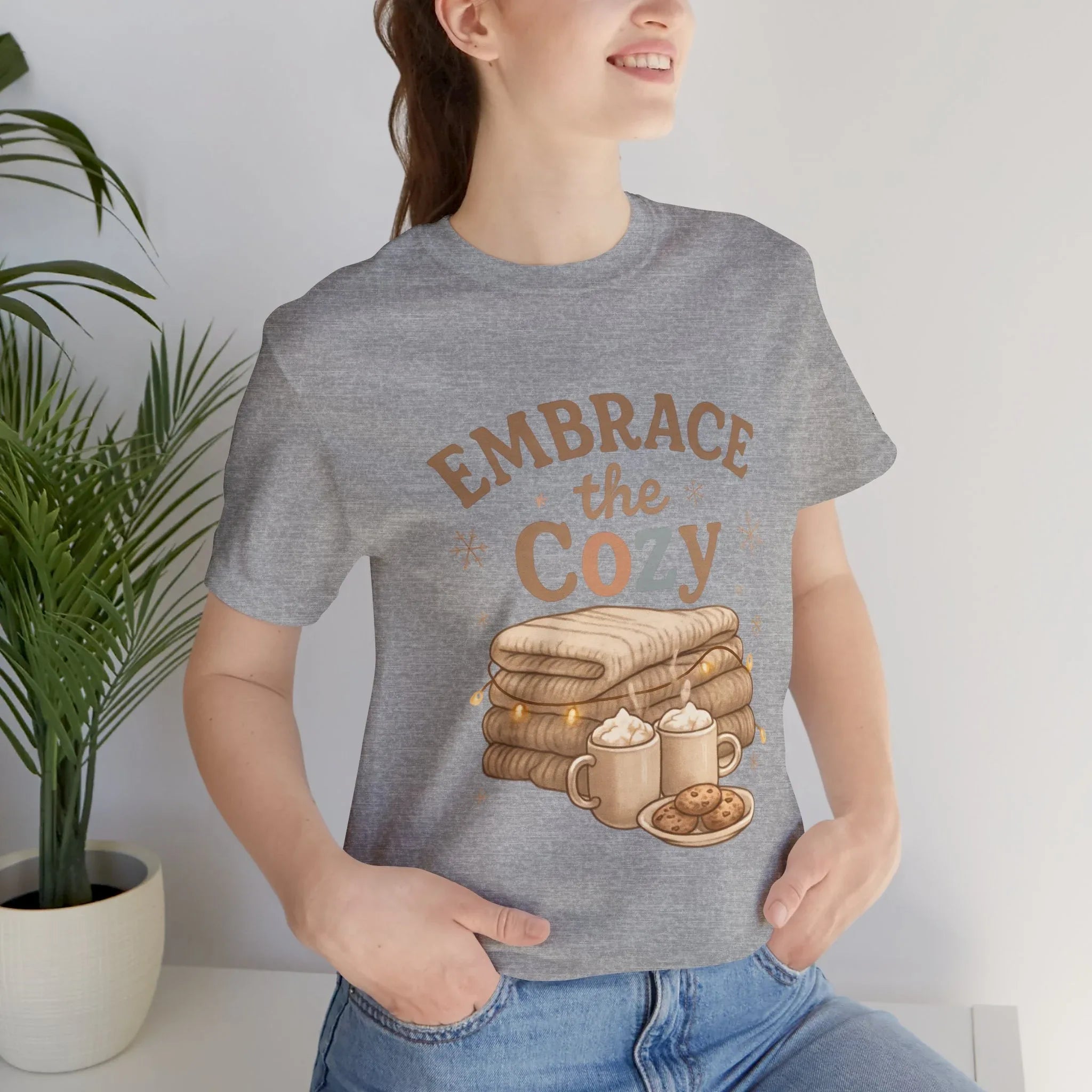 Cozy Autumn Hygge Graphic Tee - JK Kreatives