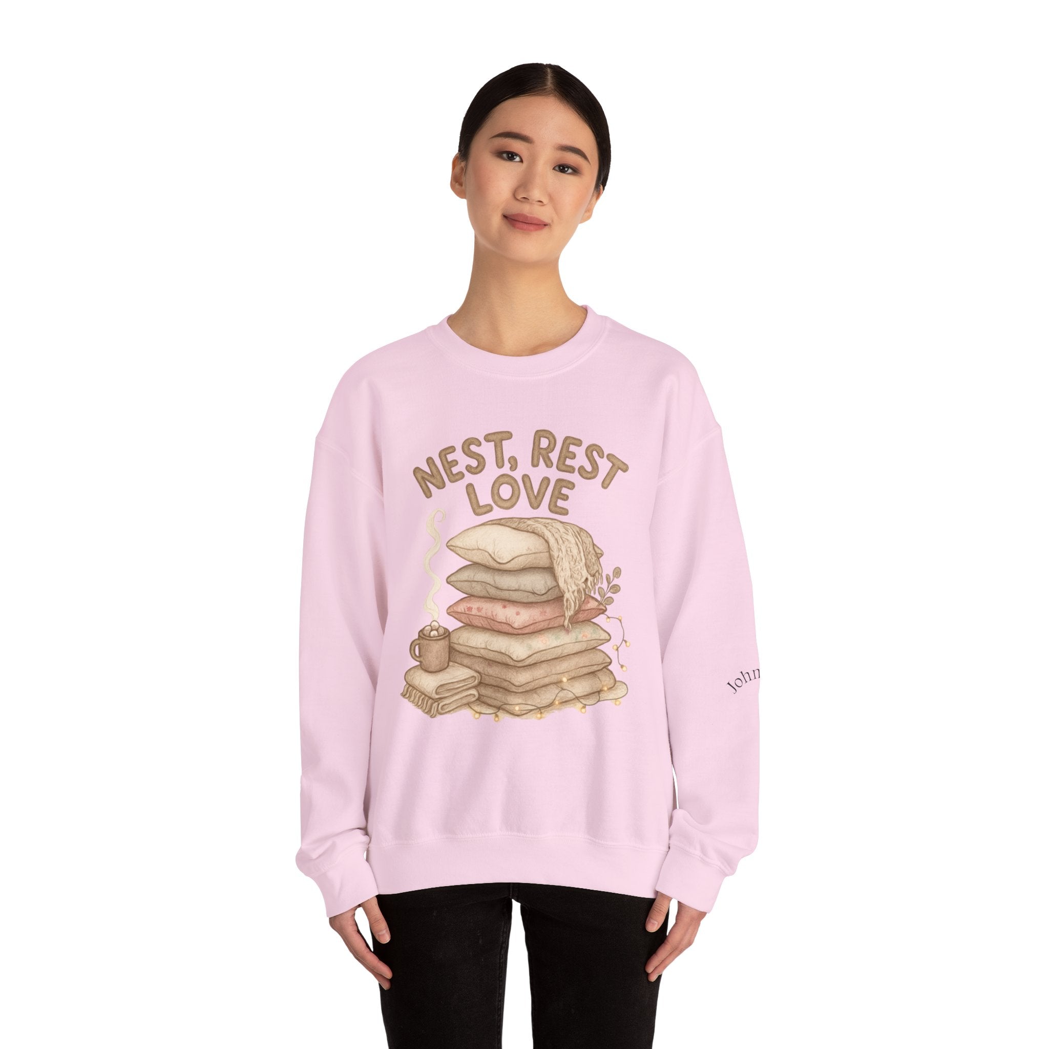 Cozy Pillow Stack Crewneck Sweatshirt