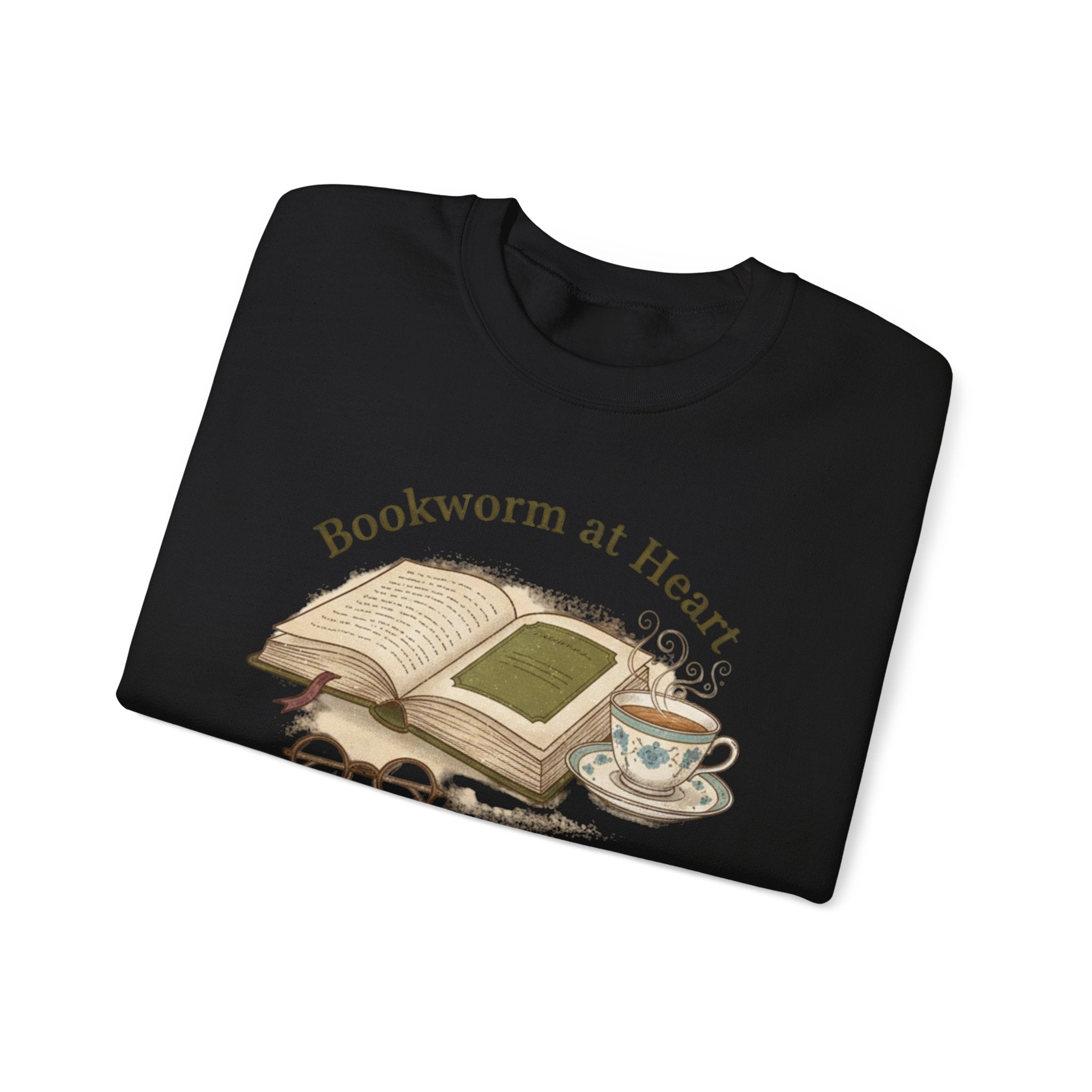 Bookish Badge Crewneck Sweatshirt | Reader & Book Lover Apparel