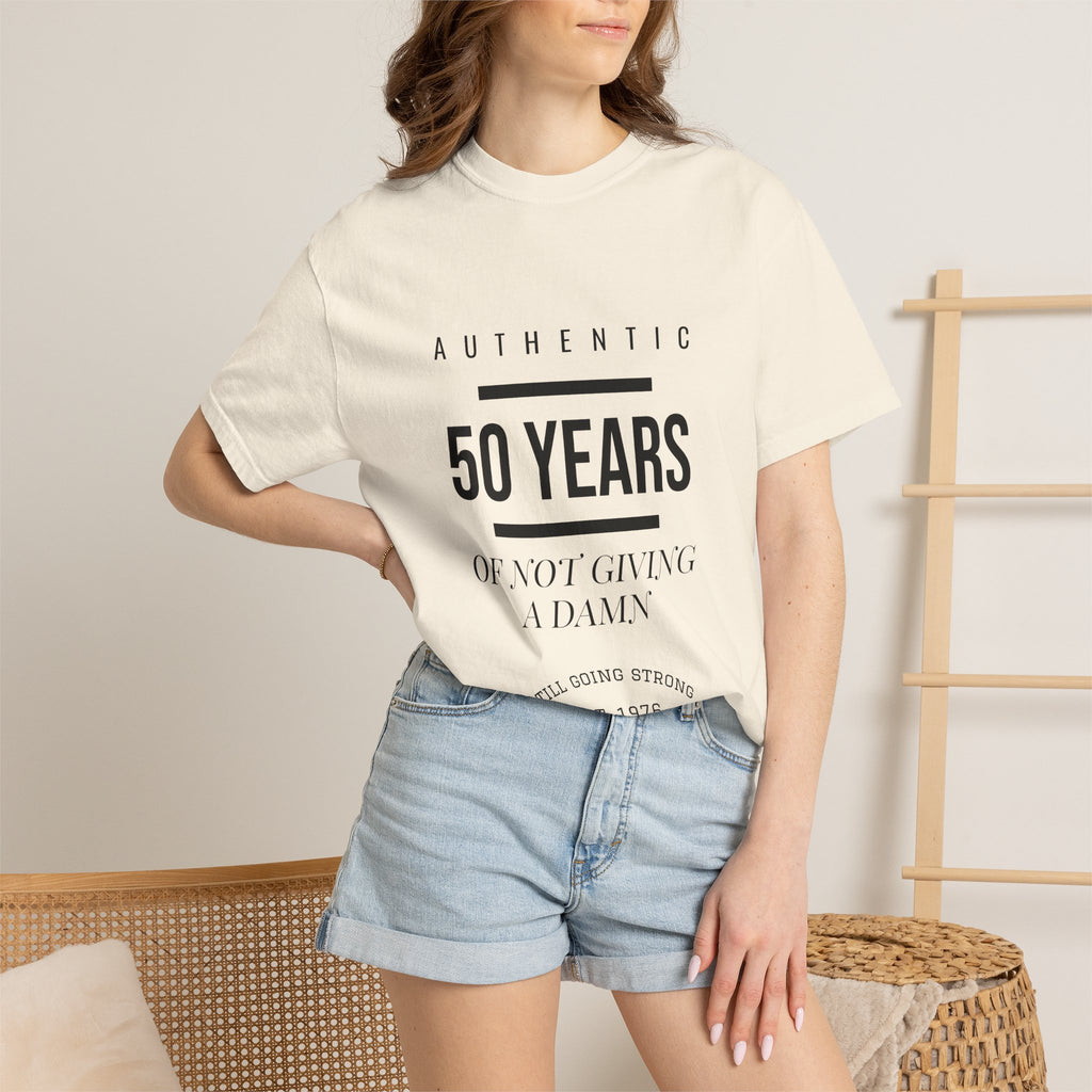50 Years of Not Giving a Damn Vintage Tee — Lifestyle