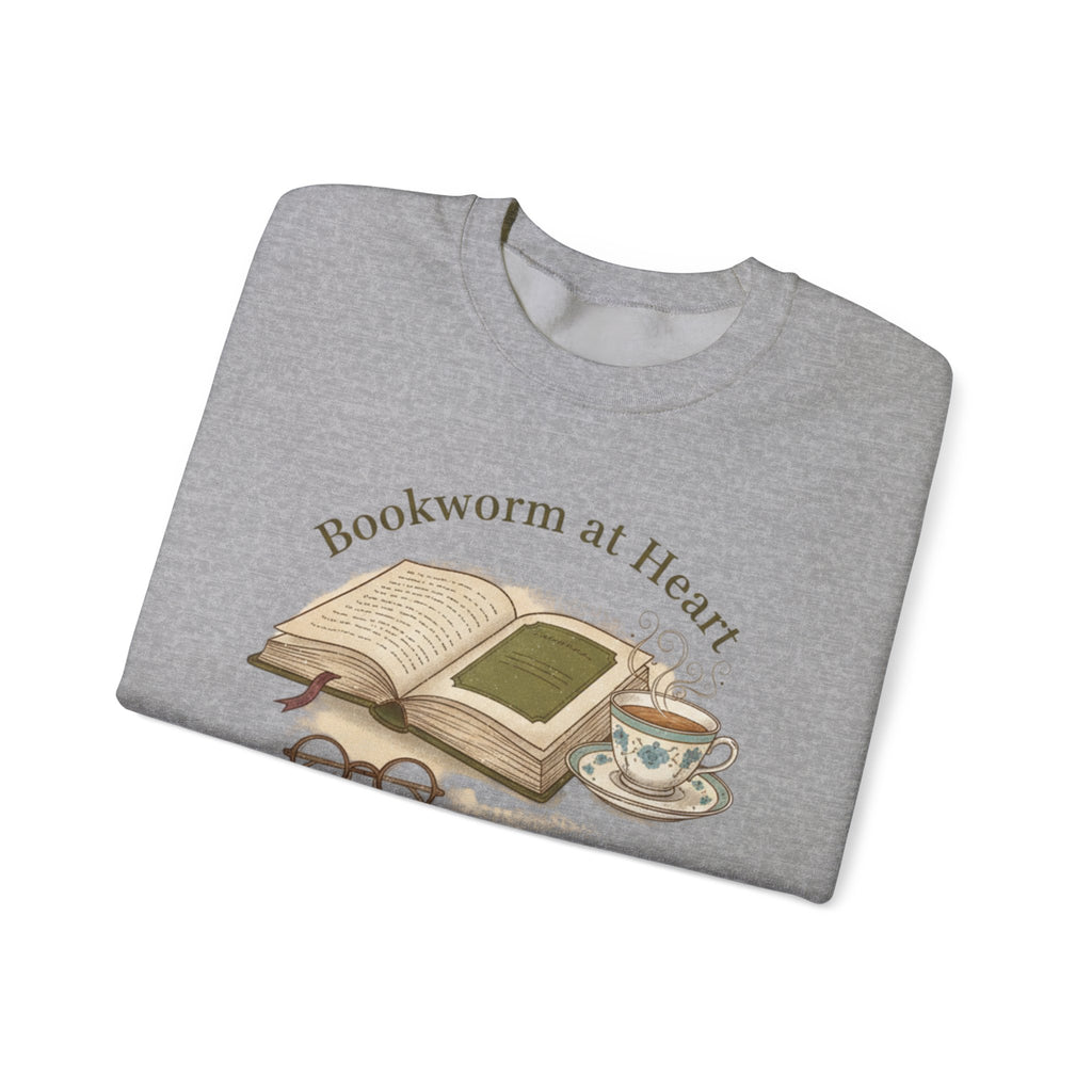 Bookish Badge Crewneck Sweatshirt | Reader & Book Lover Apparel