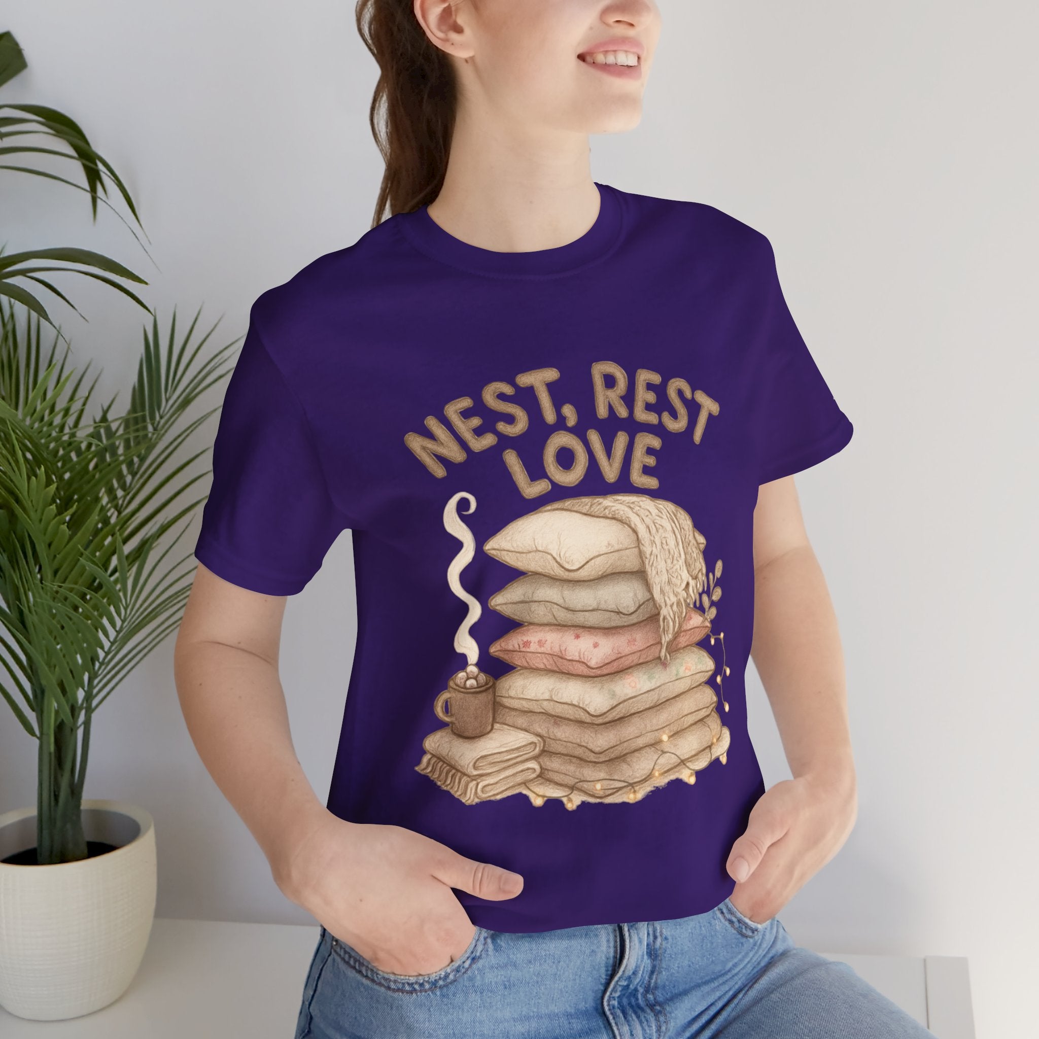 Cozy Home Pillow & Blanket Graphic T-Shirt