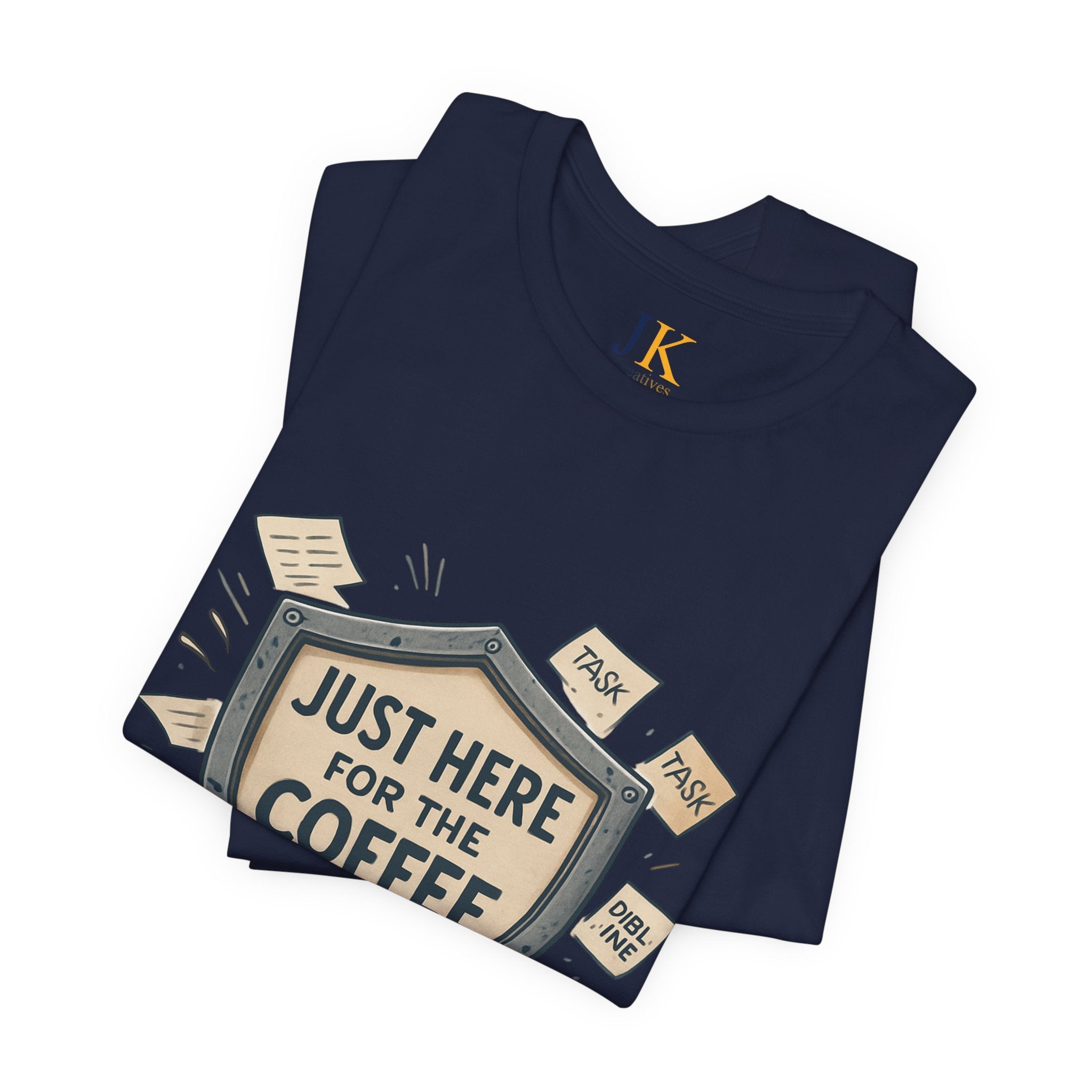Coffee T-Shirt — "Just Here for the Coffee" Graphic Tee