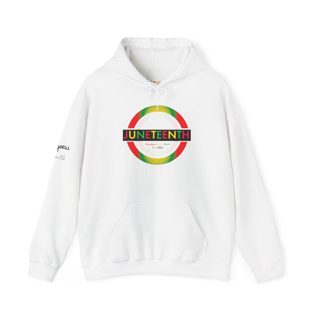 Juneteenth 1865 | Freedom Can't Wait Gradient Hoodie