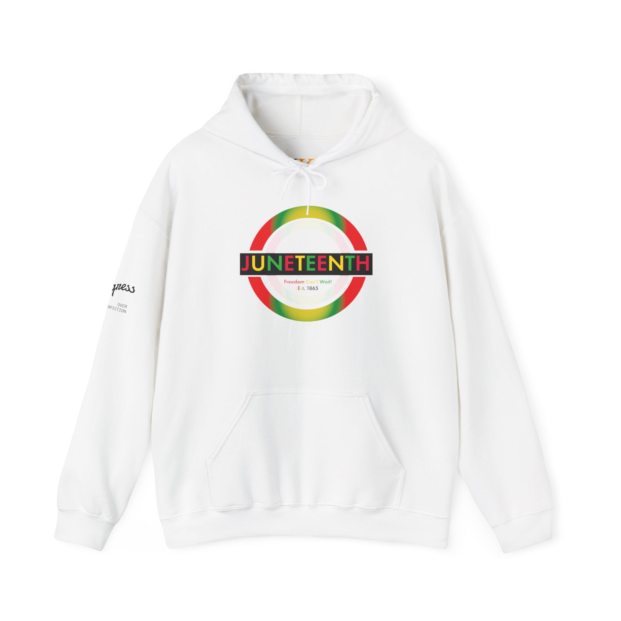 Juneteenth 1865 | Freedom Can't Wait Gradient Hoodie