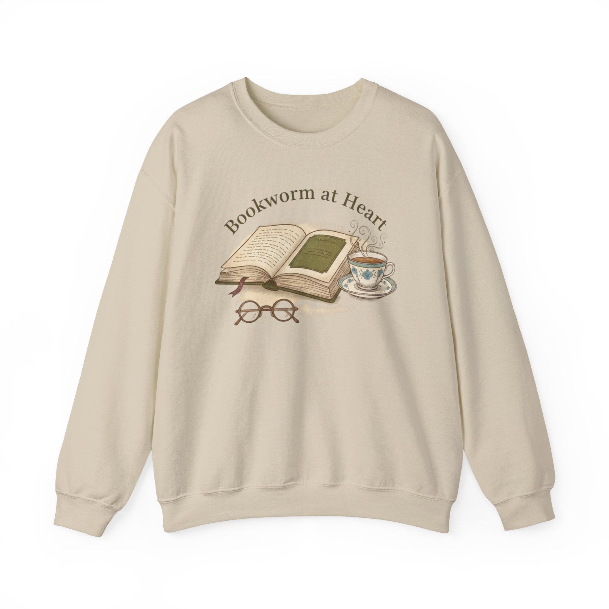 Bookish Badge Crewneck Sweatshirt | Reader & Book Lover Apparel