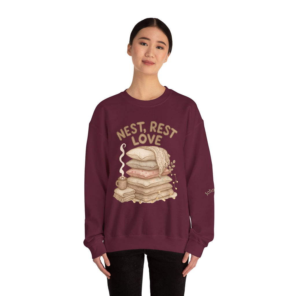 Cozy Pillow Stack Crewneck Sweatshirt