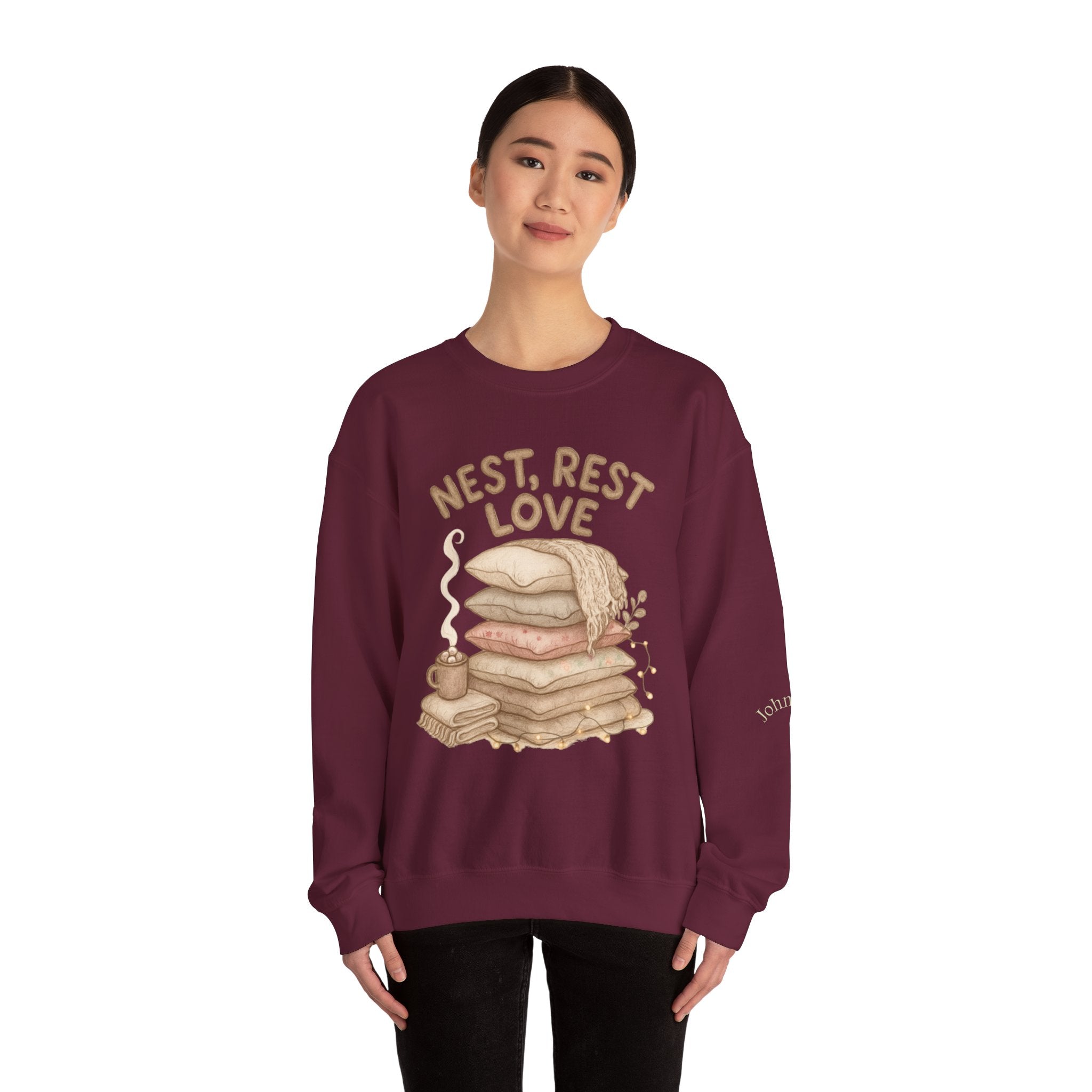 Cozy Pillow Stack Crewneck Sweatshirt