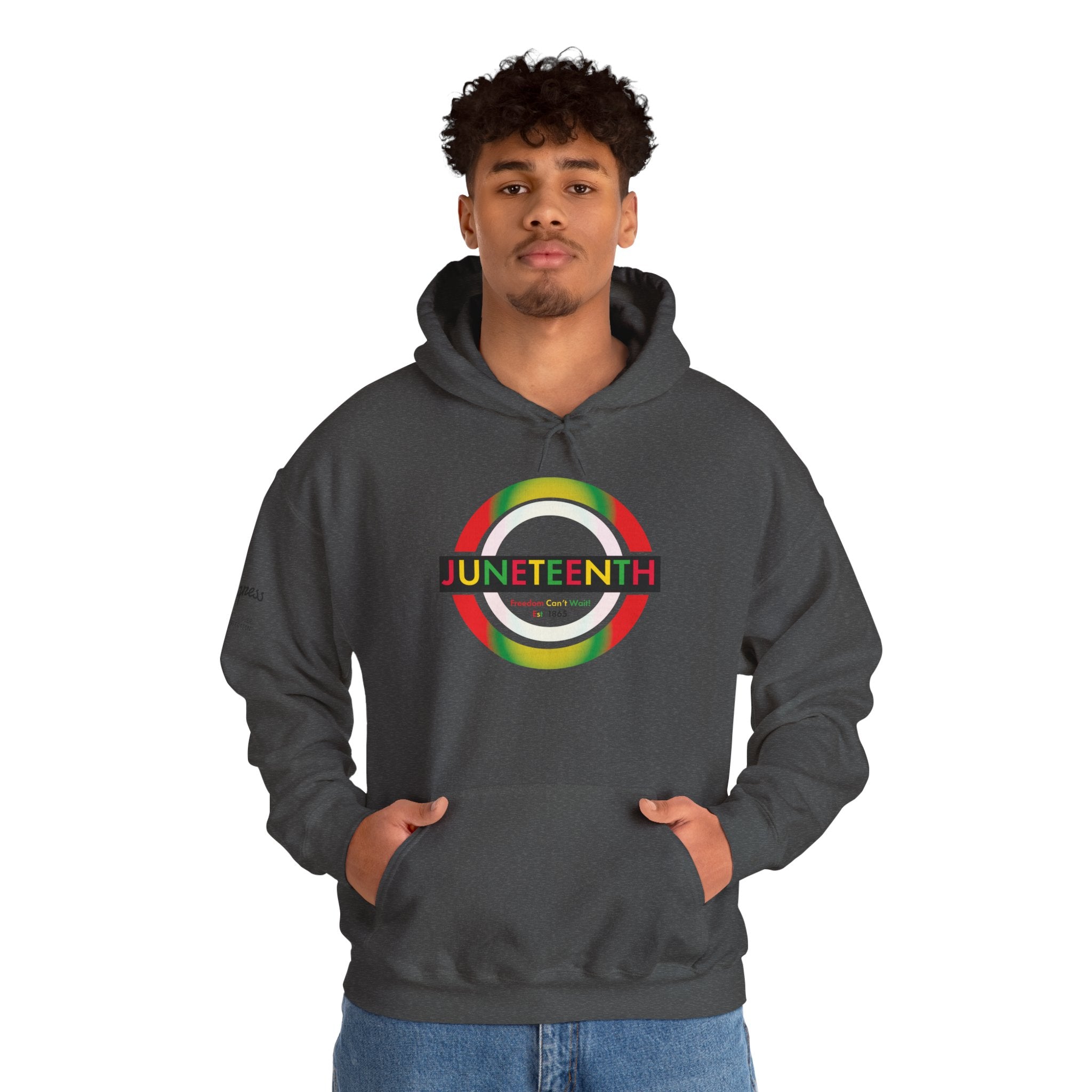 Juneteenth 1865 | Freedom Can't Wait Gradient Hoodie