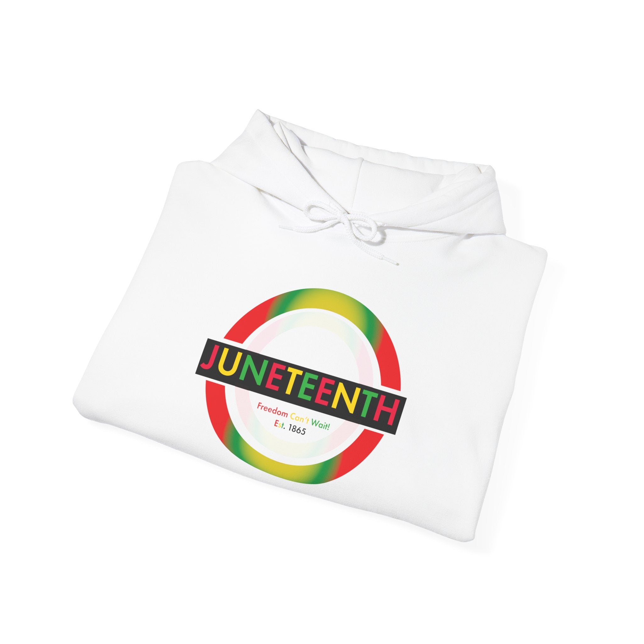 Juneteenth 1865 | Freedom Can't Wait Gradient Hoodie