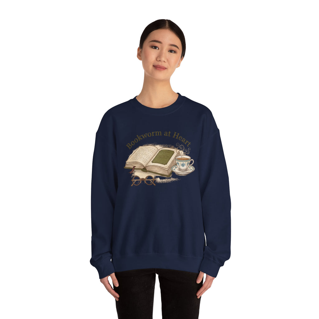 Bookish Badge Crewneck Sweatshirt | Reader & Book Lover Apparel