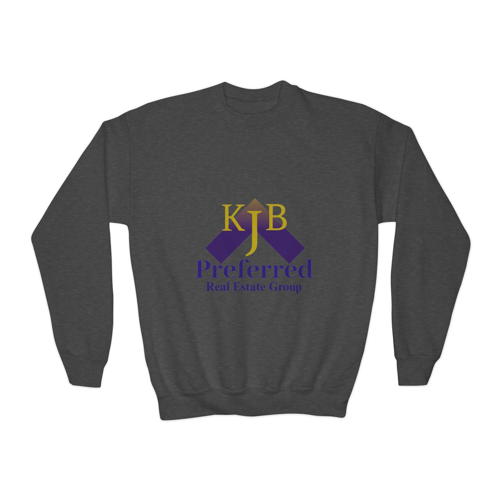 Youth Crewneck Sweatshirt — "KjB Preferred Real Estate Group" Logo Pullover
