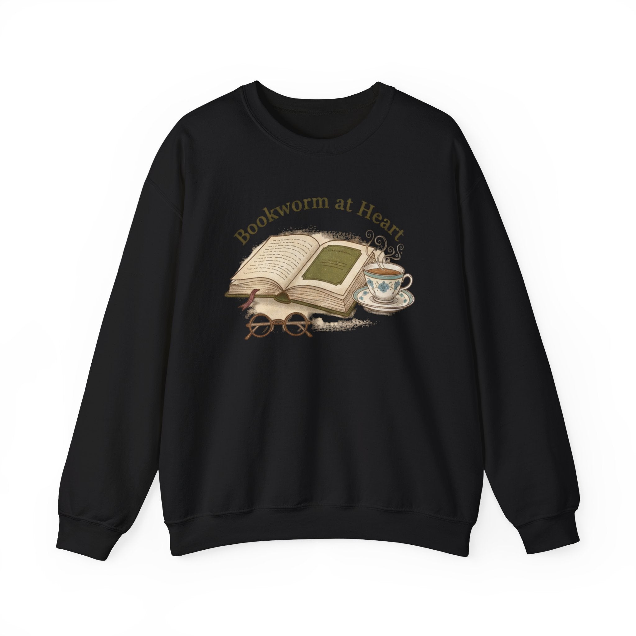 Bookish Badge Crewneck Sweatshirt | Reader & Book Lover Apparel