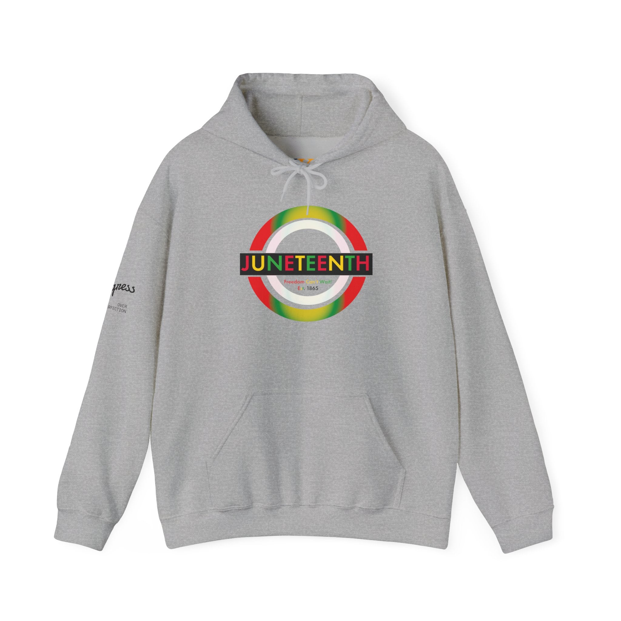 Juneteenth 1865 | Freedom Can't Wait Gradient Hoodie