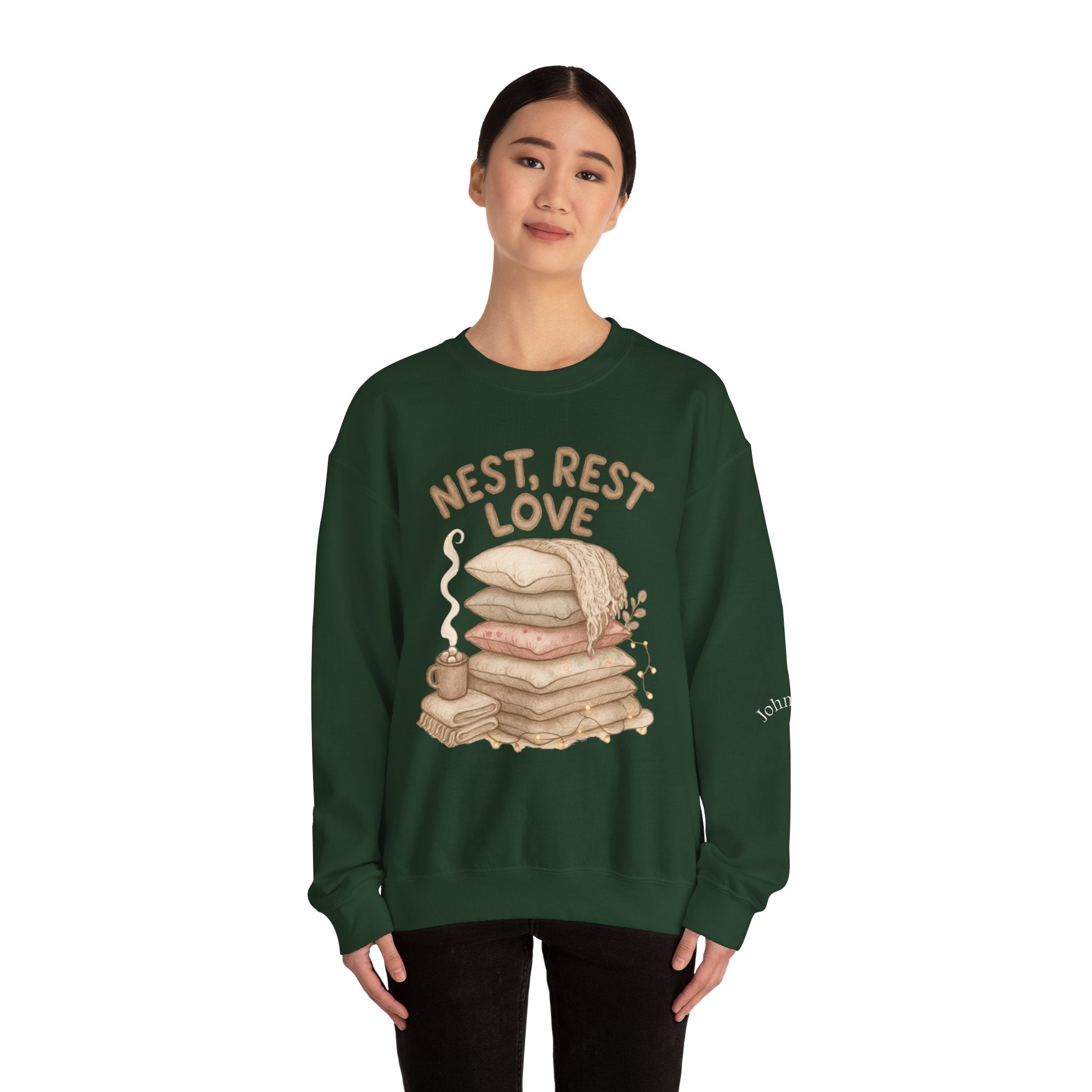 Cozy Pillow Stack Crewneck Sweatshirt