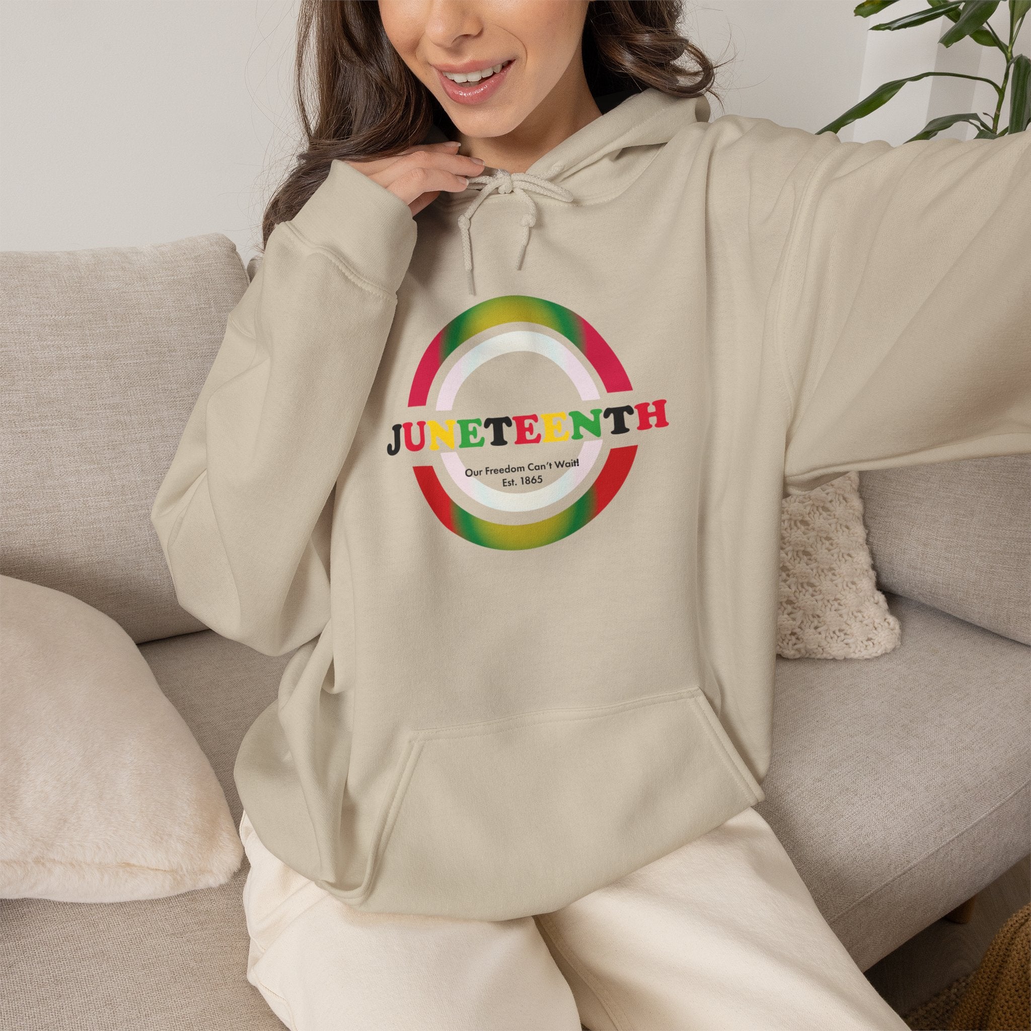 Juneteenth 1865 | Our Freedom Can't Wait Hoodie