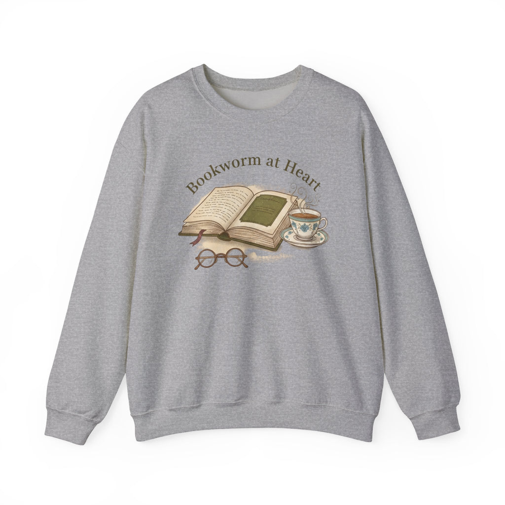 Bookish Badge Crewneck Sweatshirt | Reader & Book Lover Apparel