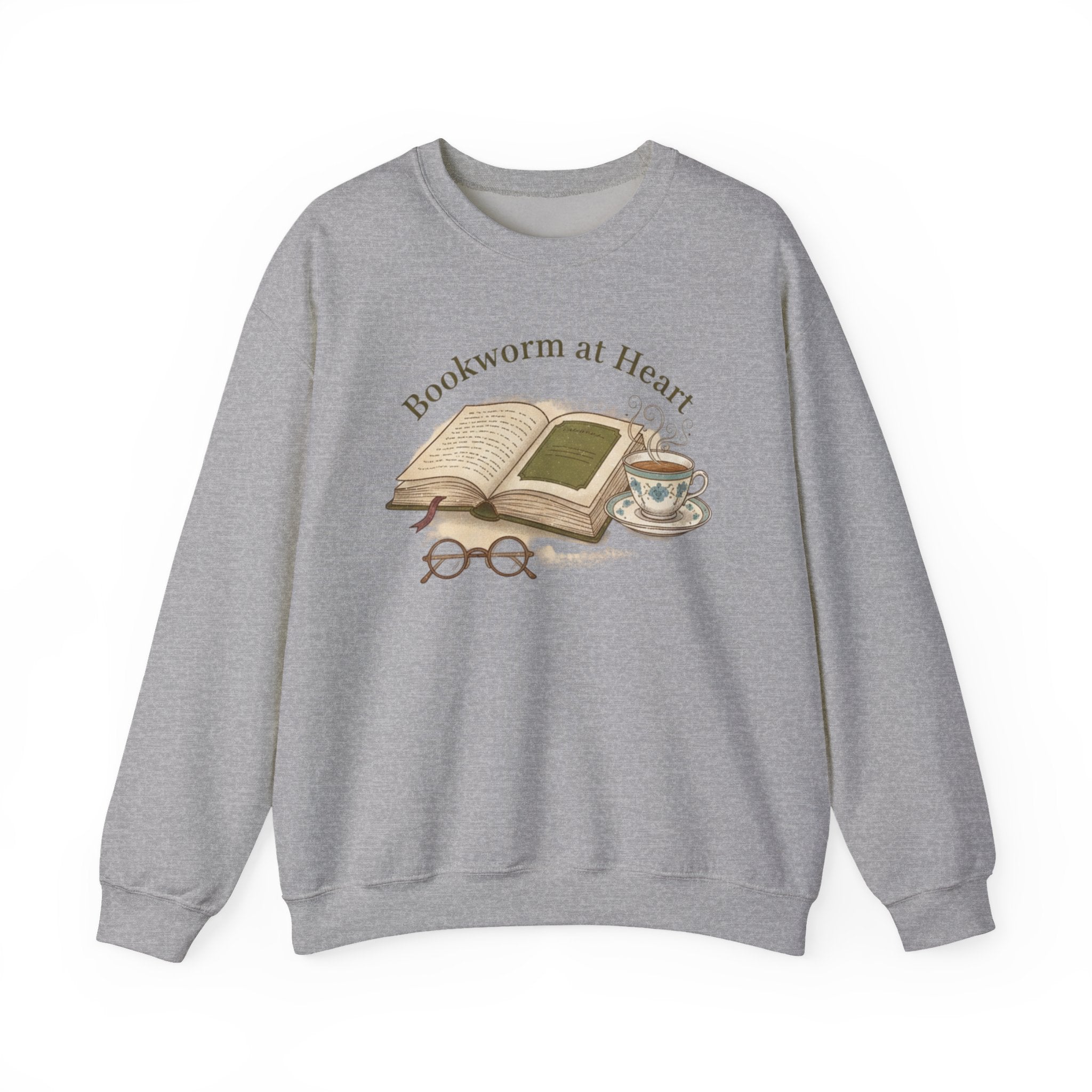 Bookish Badge Crewneck Sweatshirt | Reader & Book Lover Apparel