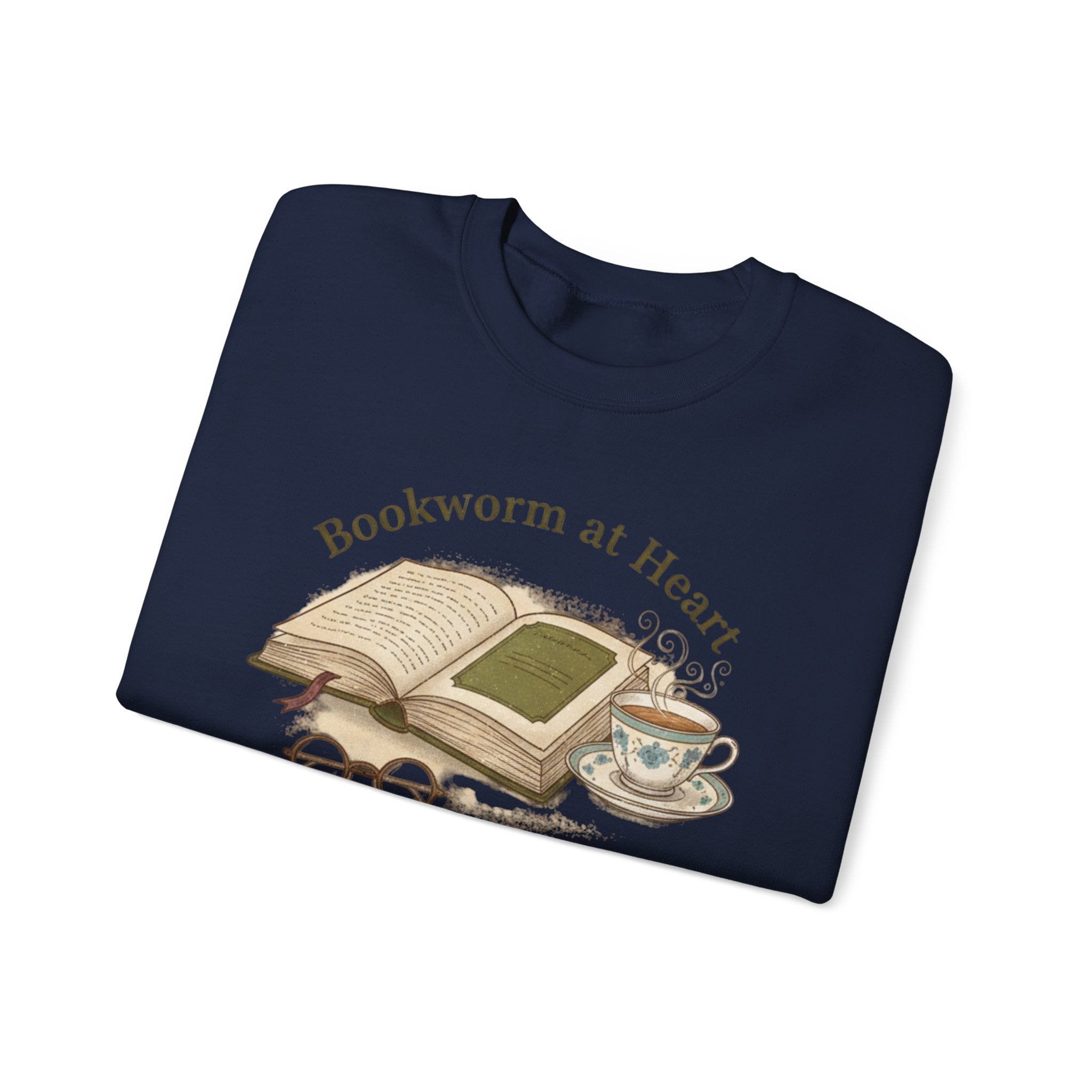 Bookish Badge Crewneck Sweatshirt | Reader & Book Lover Apparel