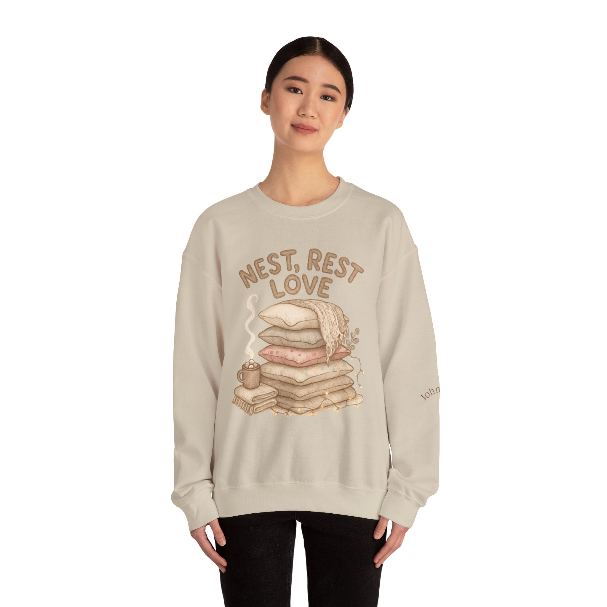 Cozy Pillow Stack Crewneck Sweatshirt