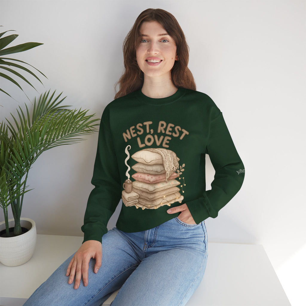 Cozy Pillow Stack Crewneck Sweatshirt