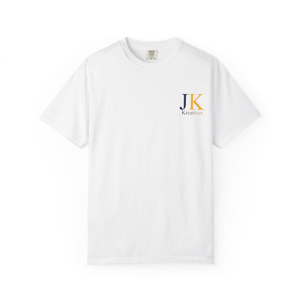 Minimal Logo T-Shirt - White Unisex Garment-Dyed Tee