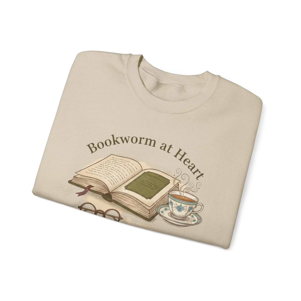 Bookish Badge Crewneck Sweatshirt | Reader & Book Lover Apparel