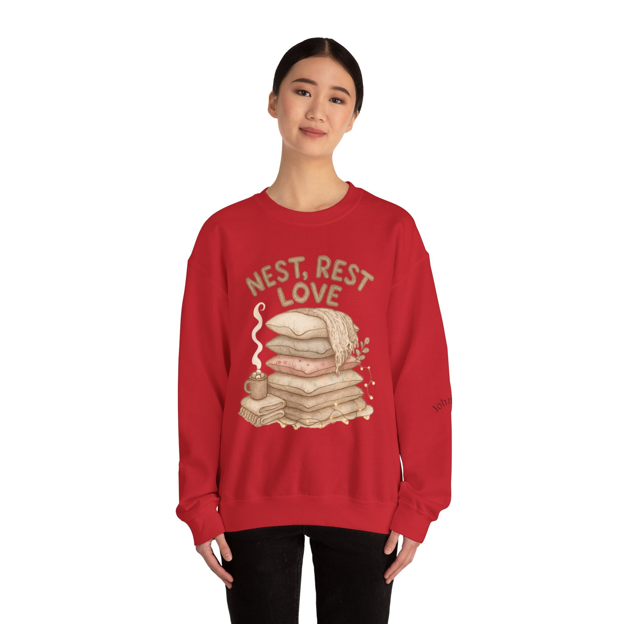 Cozy Pillow Stack Crewneck Sweatshirt