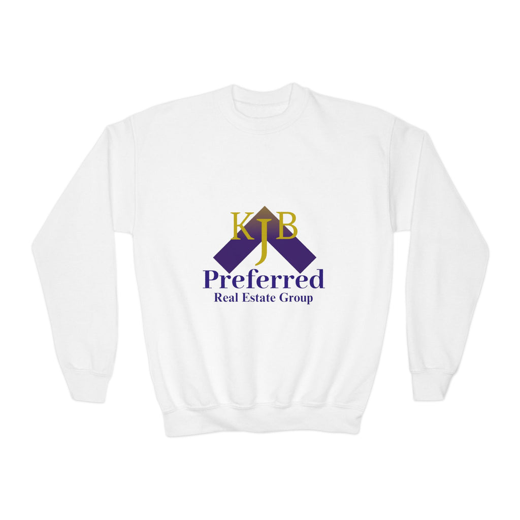Youth Crewneck Sweatshirt — "KjB Preferred Real Estate Group" Logo Pullover