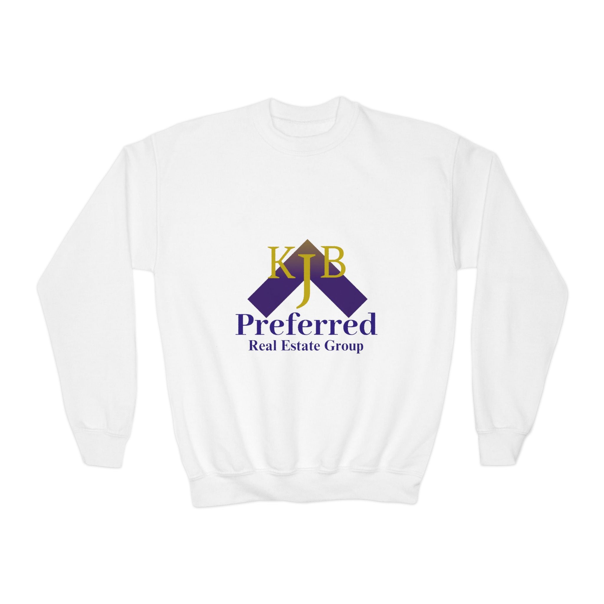 Youth Crewneck Sweatshirt — "KjB Preferred Real Estate Group" Logo Pullover