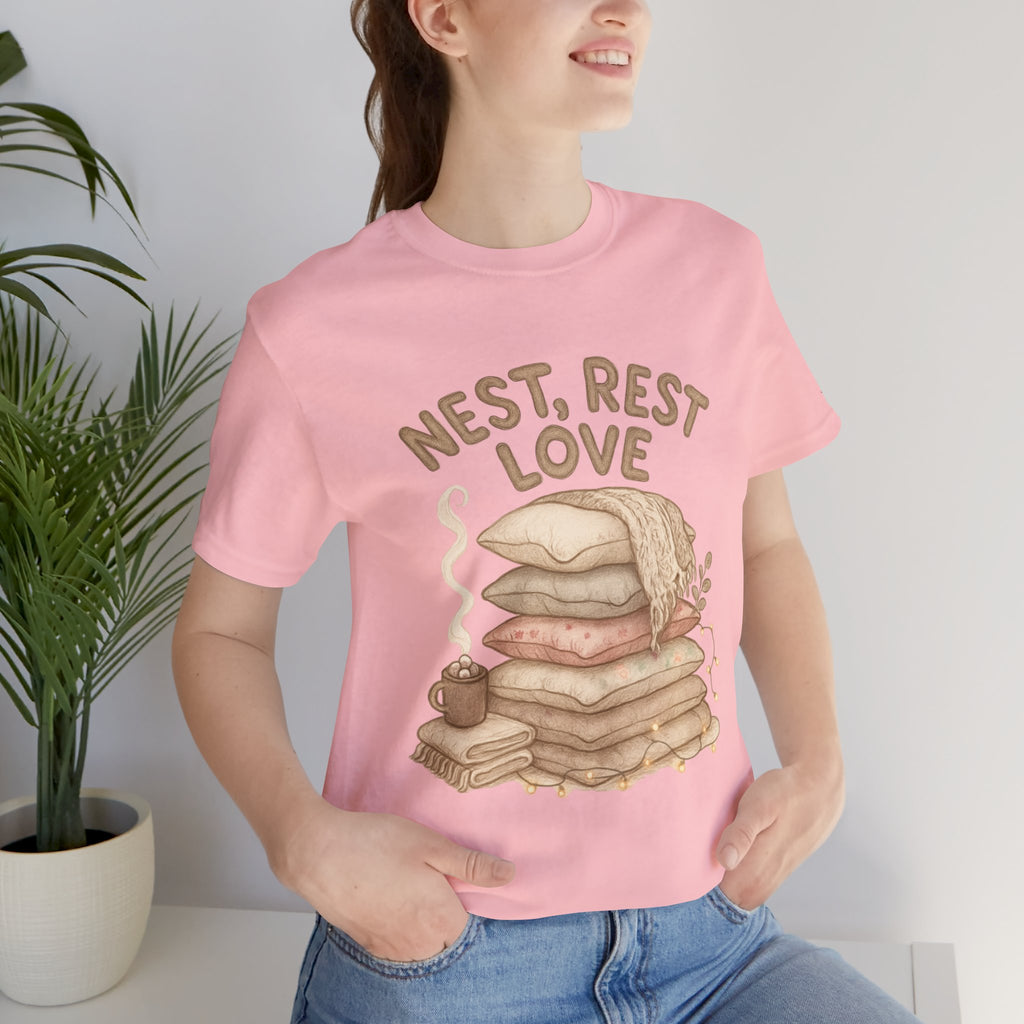 Cozy Home Pillow & Blanket Graphic T-Shirt