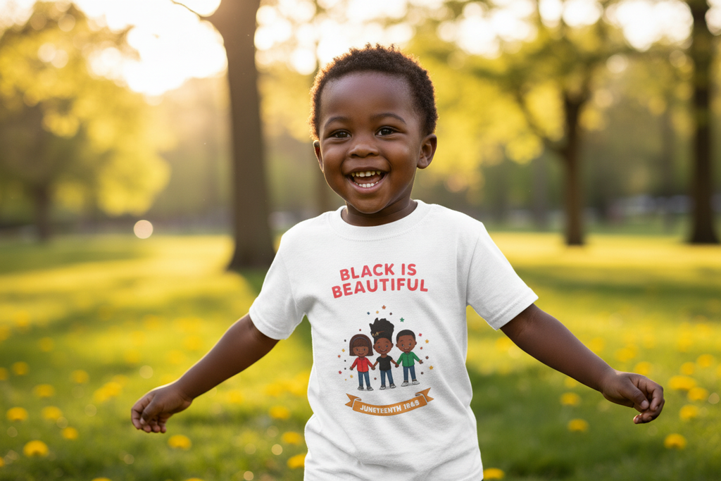Black is Beautiful Kids Tee Lifestyle